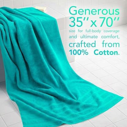 American Soft Linen 100% Cotton Luxury Turkish Towels, 35x70 XL Bath Sheet