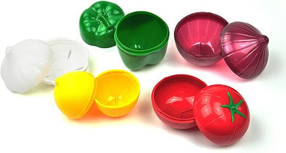 Lily Brown For Creative Kitchen Crisper Vegetable Container Onion Garlic Tomato Lemon Green Refrigerator For Storage B