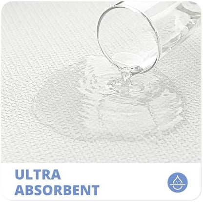 Bosap Bath Mat,Ultra Thin Bathroom Runner Rugs,Large Bath Mats for Bathroom,Quick Dry,Non-Slip,Machine Washable,Low Pile,Bath Rug,Shower Outside,Sink,Home Decor Accessories.Cream,3'x4'(36x48inch)