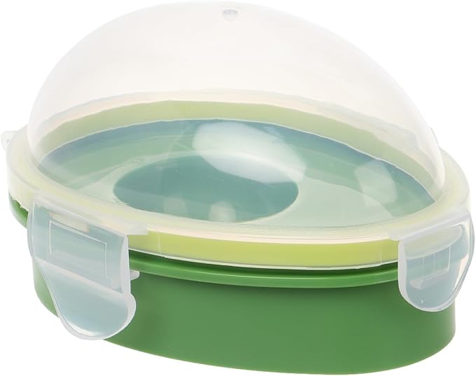 DOITOOL Avocado Keeper, Avocados Storage Container, Reusable Saver Holder, Silicone Fridge Container for Freshness, Refrigerator Vegetable Case Saver, Clear Box for Vegetarians