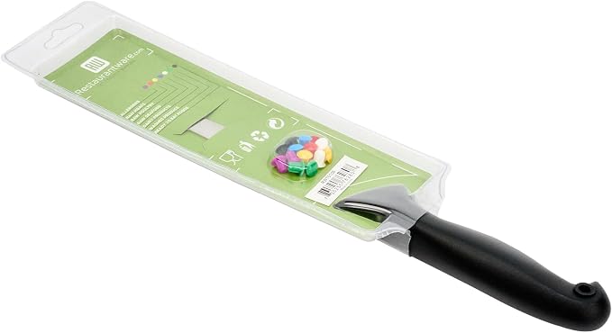 Restaurantware-6 Inch Boning Knife, 1 With Colored Coded Pins Flexible Boning Knife - High-Carbon, Stain-Resistant, Black German Steel Fillet Knife, Ergonomic Handle, For Fish, Vegetables Or Entrees