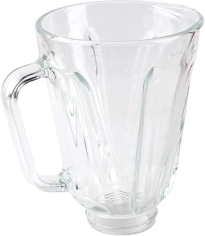 Replacement parts Glass Jar with lid, Compatible with Hamilton Beach Blenders (5cups)