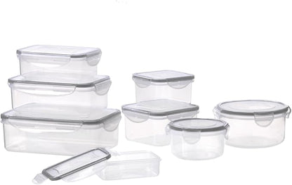 MTR 16PC Value Pack FOOD Storage Containers BPA Free Kitchen Storage Dishwasher Safe Microwave Safe Freezer Safe Airtight Silicone Containers Leakproof & Reusable (16)