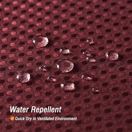 Gibelle Burgundy Cloth-Textured Shower Curtain, Hotel Style, 72 X 72