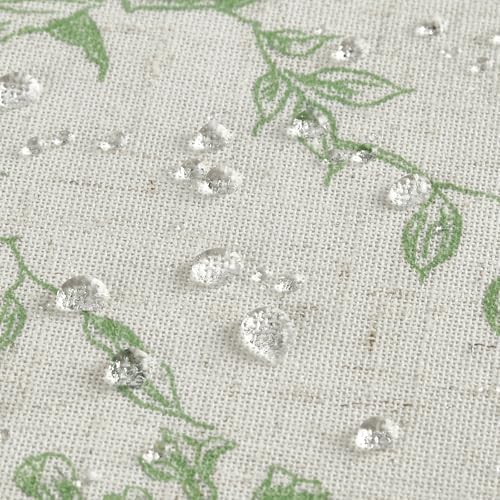 HOMEIDEAS Green Floral Shower Curtain 72x78 Inch
