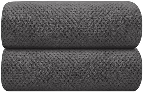 HOMEXCEL Bath Towels 2PK, Microfiber Ultra Soft Bathroom Towel, 27x54 in