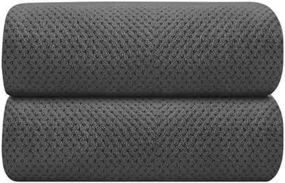 HOMEXCEL Bath Towels 2PK, Microfiber Ultra Soft Bathroom Towel, 27x54 in