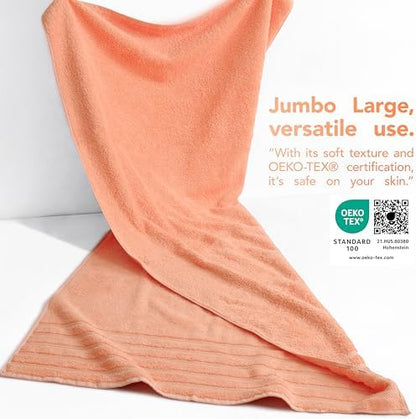 American Soft Linen 100% Cotton Luxury Turkish Towels, 2PC 35x70 Bath Sheet