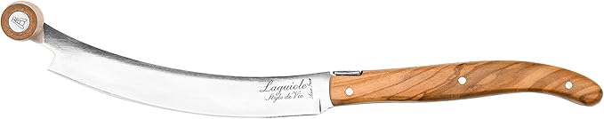 Laguiole Style De Vie Cheese Knives, Luxury Line, 3 Pieces, Olive Wood, in Giftbox