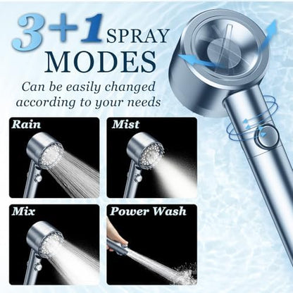 FEELSO Filtered Shower Head with Handheld, High Pressure Shower Filter Head