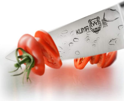 KUMA Multi Purpose Chef Knife (Set of 3) - Razor Sharp Out Of The Box - 8 Inch Chefs Knife for Carving, Slicing & Chopping - Ergonomic Handle - Professional Cooking Kitchen Knife - Cuts Like A Dream