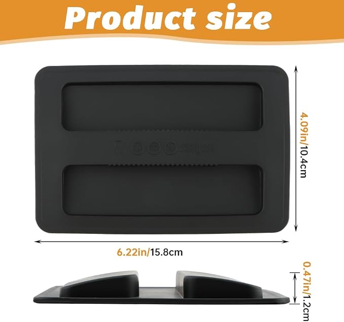 2 Pack Toaster Cover, Silicone Toaster Lid Appliances Top Cover, Universal Bread Machine Cover Kitchen Bread Maker Lid, Sandwich Machine Part Accessories