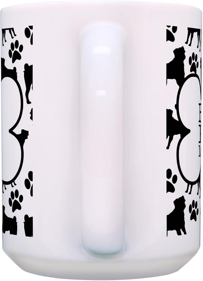 ThisWear Pug Dog Mom Gifts Best Pug Mom Ever Mug Dog Mother Gifts 15oz Ceramic Coffee Mug with Handle