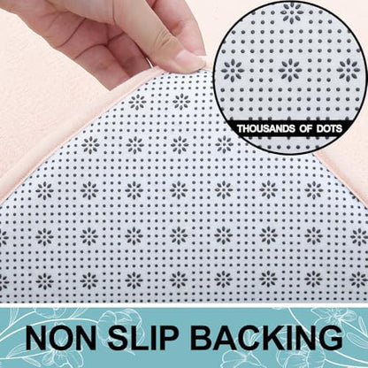 Smiry Memory Foam Bath Mat 70x24, Extra Soft and Absorbent Bathroom Rugs