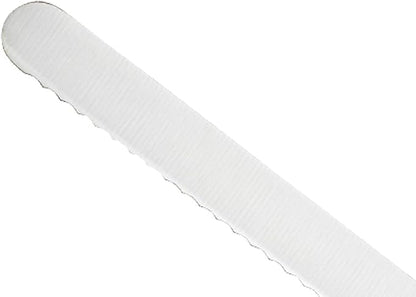 Mercer Culinary Millennia Color Handle Cutlery 8" Offset Bread Knife (Wavy Edge) Brown