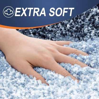 OLANLY Microfiber Bathroom Rugs Sets 3 Piece, 36"x24"+24"x16"+24"x20"