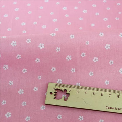 7 pcs 20" x 20" Cotton Fabric DIY Making Supplies Quilting Patchwork Fabric Fat Quarter Bundles DIY for Quilting Cotton Patchwork Cushions (Peony, 20" x 20")