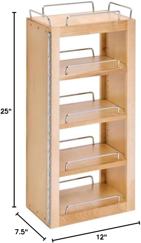 REV-A-Shelf Wood Base Cabinet Swing Out Pantry Organizer