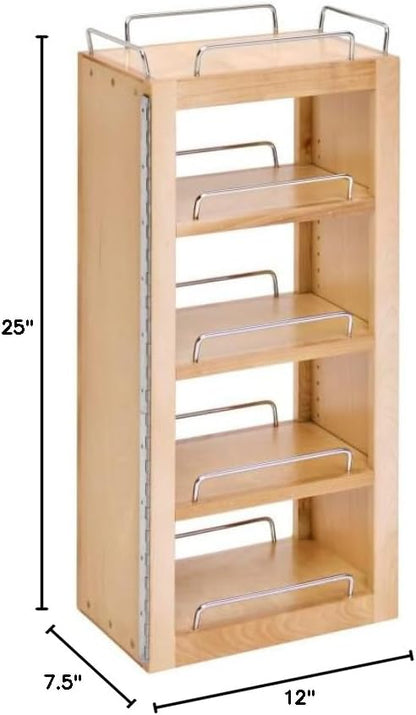 REV-A-Shelf Wood Base Cabinet Swing Out Pantry Organizer