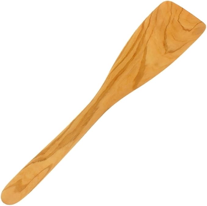 Eddington 50005 Italian Olive Wood Spatula, Handcrafted in Europe, 12-Inches,Brown