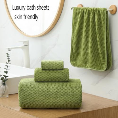 YTYC 39x78 Bath Sheets,Towels for Bathroom,Sage Green,2-Pieces