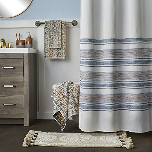 SKL Home Rhapsody Bath Towel, Premium 100% Cotton, Spice