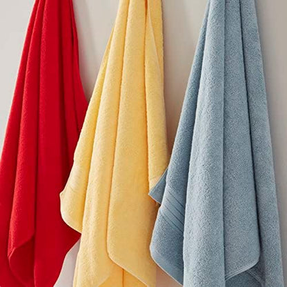 COZYART Luxury Hand Towels 4 PCS, Red 100% Turkish Cotton 650 GSM