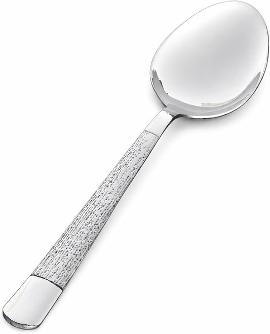 C-07 Kunz 9.0-Inch Stainless Steel Spoon | Premium 18/10 Grade | Durable & Elegant Kitchen Utensil for Cooking & Serving | Dishwasher Safe