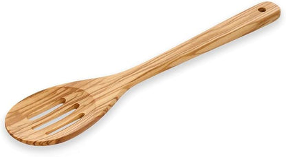 Fantes Italian Olivewood Slotted Cooking Spoon, 12-Inch, The Italian Market Original since 1906