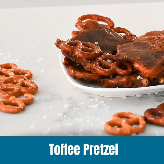 Door County Coffee Toffee Pretzel Flavored Ground Coffee - 10 oz Bag - Medium Roast - 100% Specialty Arabica - 100% Specialty Grade 1 Arabica Coffee