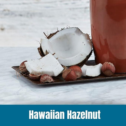 Door County Coffee Hawaiian Hazelnut Flavored -10oz Bag - Ground Medium Roast - 100% Arabica - Hawaiian Hazelnut