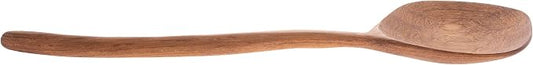 Karma Stirring and Mixing Spoons Set - Small Wooden Spoons - Curved Handle - Teak Wood - QTY 1
