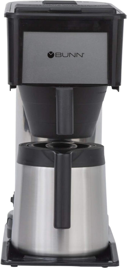 BUNN BT BT Speed Brew 10-Cup Thermal Carafe Home Coffee Brewer, Black