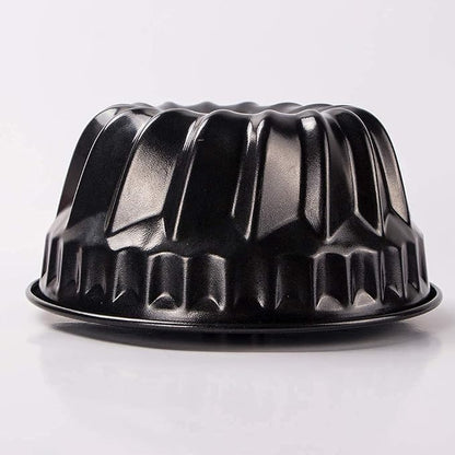 Webake 7 Inch Fluted Tube Pan Non-stick, Heavy Duty Carbon Steel Kugelhopf Cake Baking Mold for 6QT 8QT Insta Pot