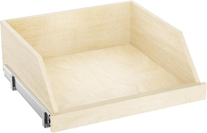 LOVMOR Pull Out Cabinet Organizer High Drawer 22½” W x 21”D Hard Close Slide Out Shelves Cabinet Storage and Organizer with Full Extension Rail Slides Pull Out Drawer for Kitchen Cabinets & Pantry