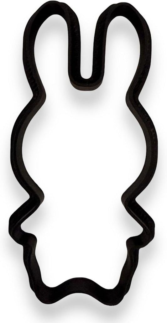 Woodland Bunny Cookie Cutter with Easy Push Design