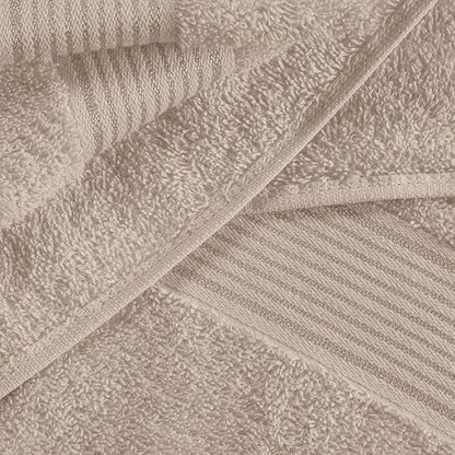 Belizzi Home Cotton 2 Pack Oversized Bath Sheet 35x70, Large Bath Sheet, Ultra Soft, Absorbent, Compact, Eco-Friendly, Recyclable, Quick Drying and Lightweight Towel - TAN