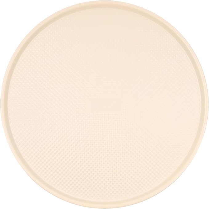 David Burke 14" Pizza Pan – Made from Carbon Steel with AirFlow Baking Technology, Oven Safe, PFTE & PFOA Free, Durable & Easy to Clean – Cream