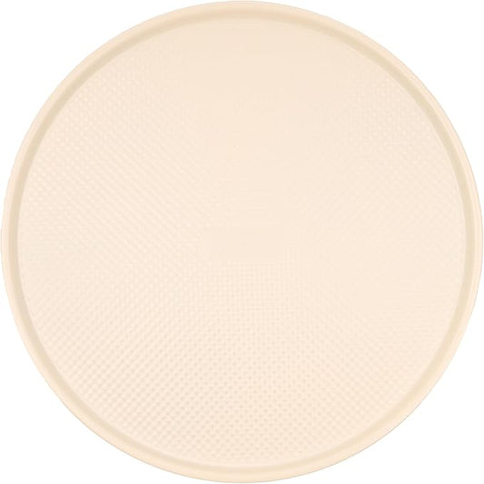 David Burke 14" Pizza Pan – Made from Carbon Steel with AirFlow Baking Technology, Oven Safe, PFTE & PFOA Free, Durable & Easy to Clean – Cream