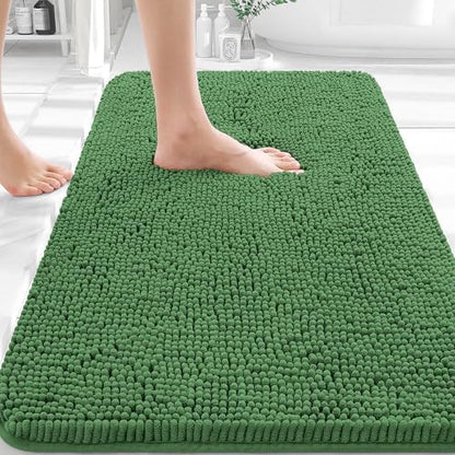 OLANLY Bathroom Rugs 30x20, Extra Soft Absorbent Chenille Bath Rugs