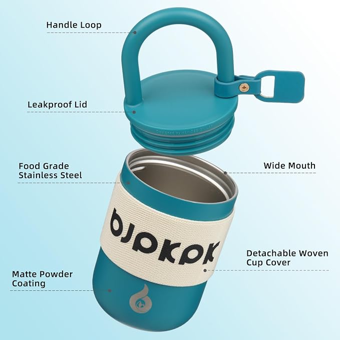 BJPKPK 10oz Tumbler With Lid And Handle Insulated Tumblers Cup Stainless Steel Coffee Mug,Laguna