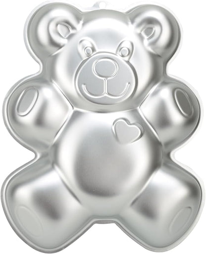 Bear Shape Cake Pan, Kids 3D Birthday Cake Pan, Aluminum Alloy Cake Molds Nonstick Baking Tools