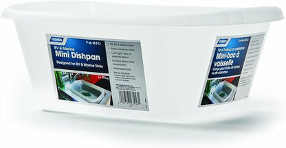 Camco RV and Marine Mini Dish Wash Pan | Helps Conserve Water | Holds 9-Quarts | (43516)