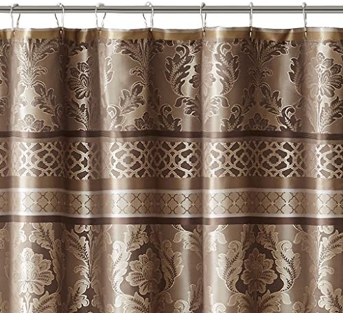 Madison Park Taupe Shower Curtain, 72"x72"