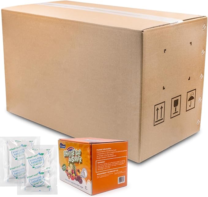 WiseFresh 5 Gram Ethylene Gas Absorber Packet, Vegetable & Fruit Fresh Produce Protector, Food Freshness Extender, Fresh Fruit Preserver, Vegetable Saver (5 Gram, 780 Packs)