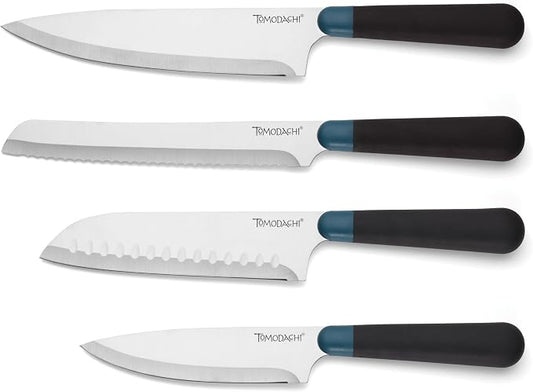 Hampton Forge 897344 Keen Black Marble 5-Piece Cutlery Set