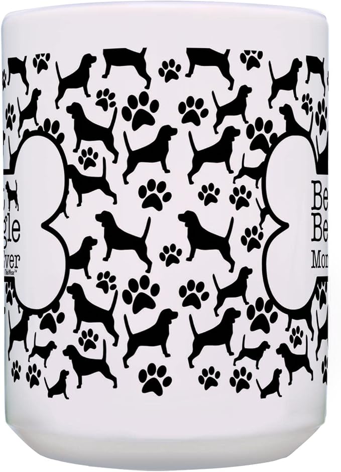 ThisWear Dog Mom Gifts Best Beagle Mom Ever Mothers Day Mug 15oz Ceramic Coffee Mug with Handle
