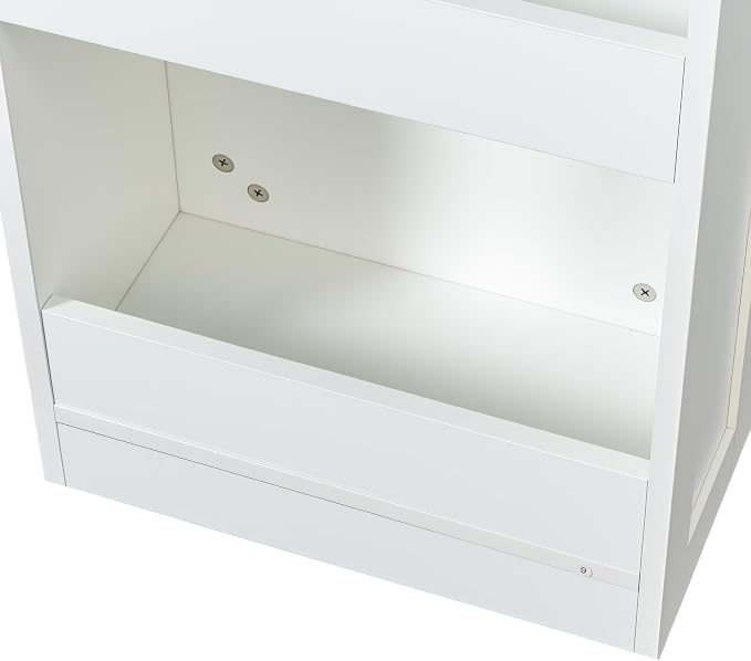 7 Tier Expandable Pull Out Cabinet Organizer, Pull Out Spice Rack, Rolling Kitchen Pantry Storage Cabinet, Slide Out Shelf Cabinet Storage for Kitchen, White