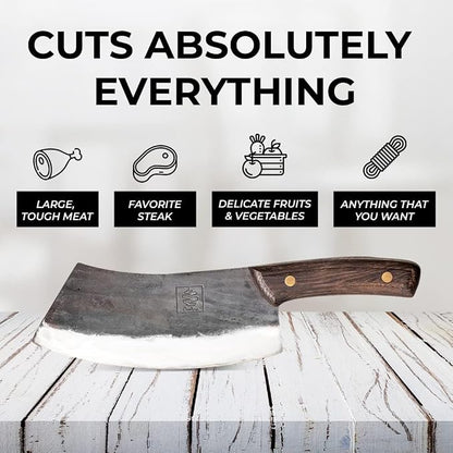 COOLINA Promaja, Altomino Chef, Gator, Shark Knives Set - Professional High-Carbon Stainless Steel Kitchen Knives - Effortless, Outdoor, Versatile, and Powerful Knife for Meat and Bone Cutting