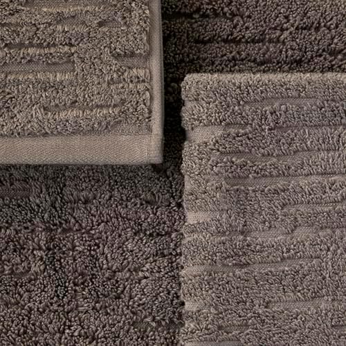 SKL Home CloudSoft Bath Towel, 100% Cotton Luxury, Mink Brown